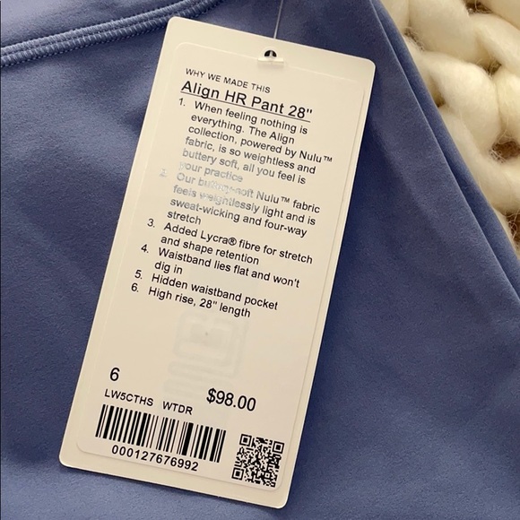❌SOLD❌Lululemon Aligns Water Drop - Picture 6 of 7
